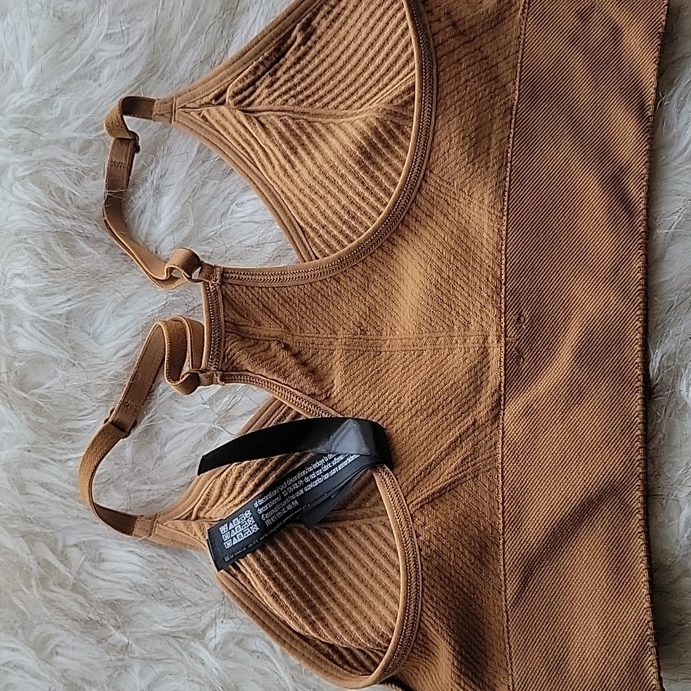 Ribbed Racerback Sports Bra - Picture 6 of 10